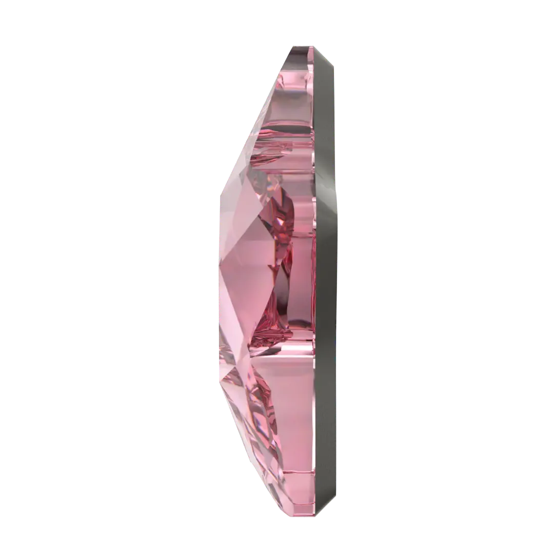 Serinity Hotfix Flat Back Crystals Star Flower (2754) Light Rose - Bluestreak Crystals