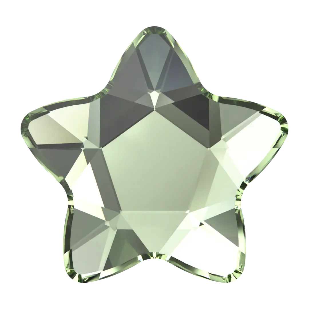 Serinity Hotfix Flat Back Crystals Star Flower (2754) Peridot - Bluestreak Crystals
