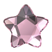 Serinity Hotfix Flat Back Crystals Star Flower (2754) Rose - Bluestreak Crystals