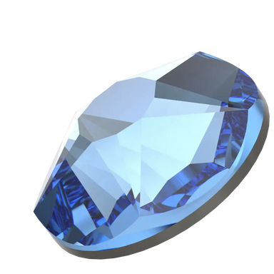 Serinity Hotfix Flat Back Crystals Star Rose (2100) Cool Blue - Bluestreak Crystals