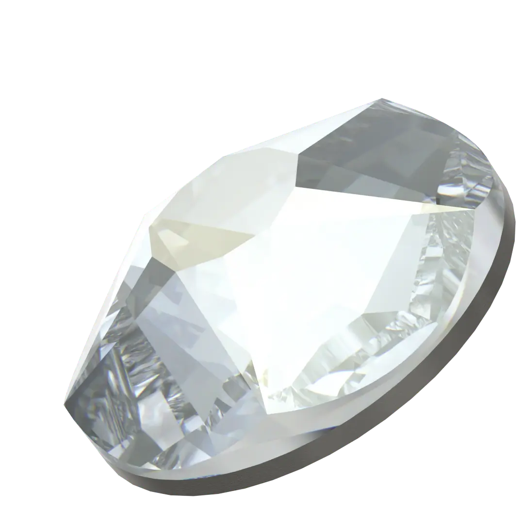 Serinity Hotfix Flat Back Crystals Star Rose (2100) Crystal Blue Shade - Bluestreak Crystals