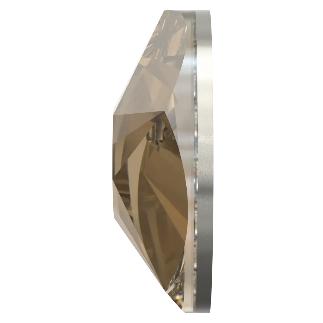 Serinity Hotfix Flat Back Crystals Star Rose (2100) Crystal Bronze - Bluestreak Crystals