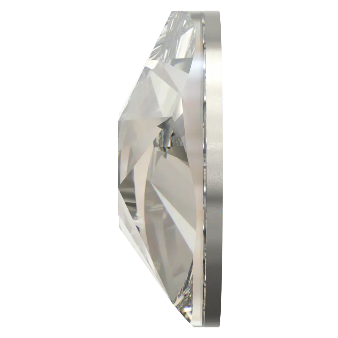 Serinity Hotfix Flat Back Crystals Star Rose (2100) Crystal Silver Shade - Bluestreak Crystals