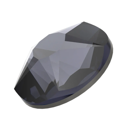 Serinity Hotfix Flat Back Crystals Star Rose (2100) Graphite - Bluestreak Crystals