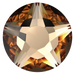 Serinity Hotfix Flat Back Crystals Star Rose (2100) Light Colorado Topaz - Bluestreak Crystals