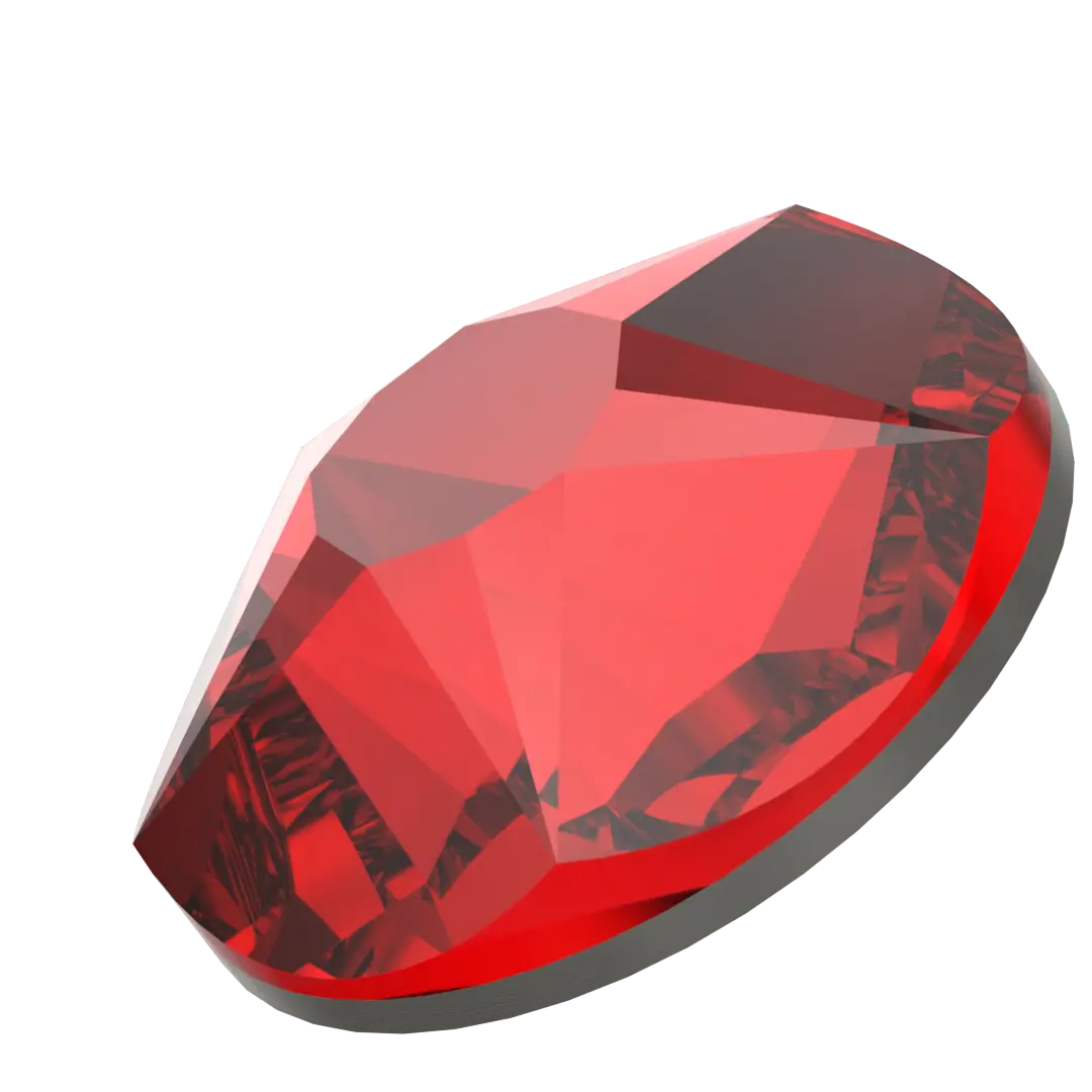 Serinity Hotfix Flat Back Crystals Star Rose (2100) Light Siam - Bluestreak Crystals