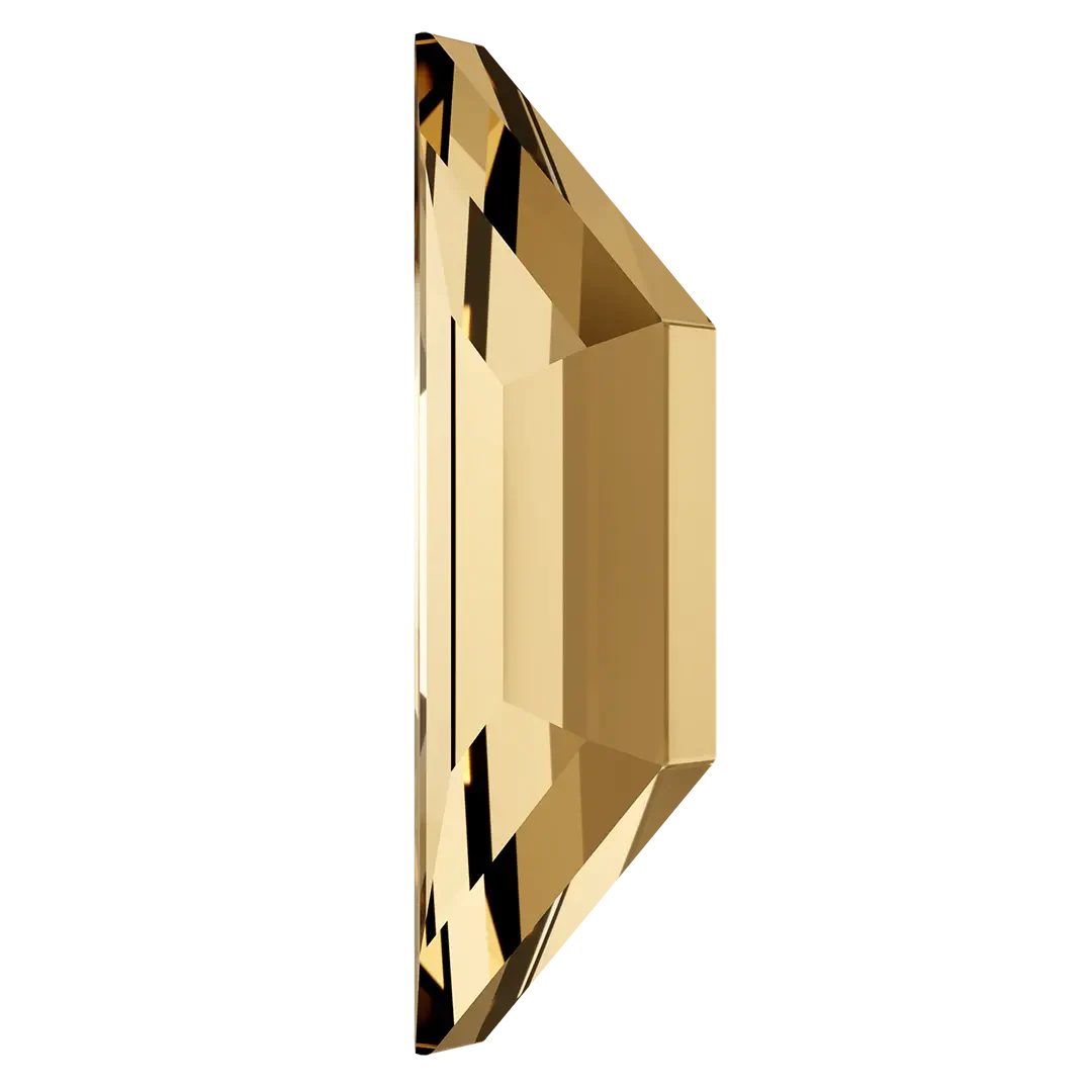 Serinity Hotfix Flat Back Crystals Trapeze (2772) Crystal Golden Shadow - Bluestreak Crystals