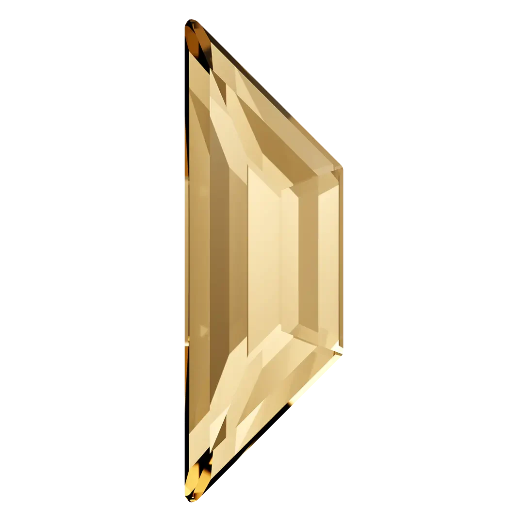 Serinity Hotfix Flat Back Crystals Trapeze (2772) Crystal Golden Shadow - Bluestreak Crystals