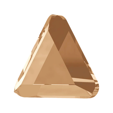 Serinity Hotfix Flat Back Crystals Triangle (2711) Crystal Golden Shadow - Bluestreak Crystals