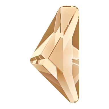 Serinity Hotfix Flat Back Crystals Triangle Isosceles (2738) Crystal Golden Shadow - Bluestreak Crystals