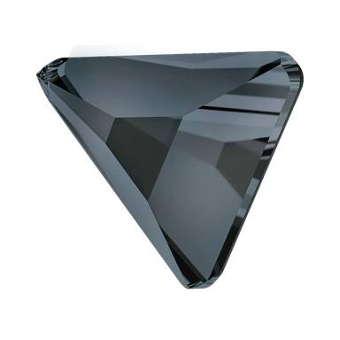 Serinity Hotfix Flat Back Crystals Triangle Scalene (2739) Crystal Silver Night - Bluestreak Crystals
