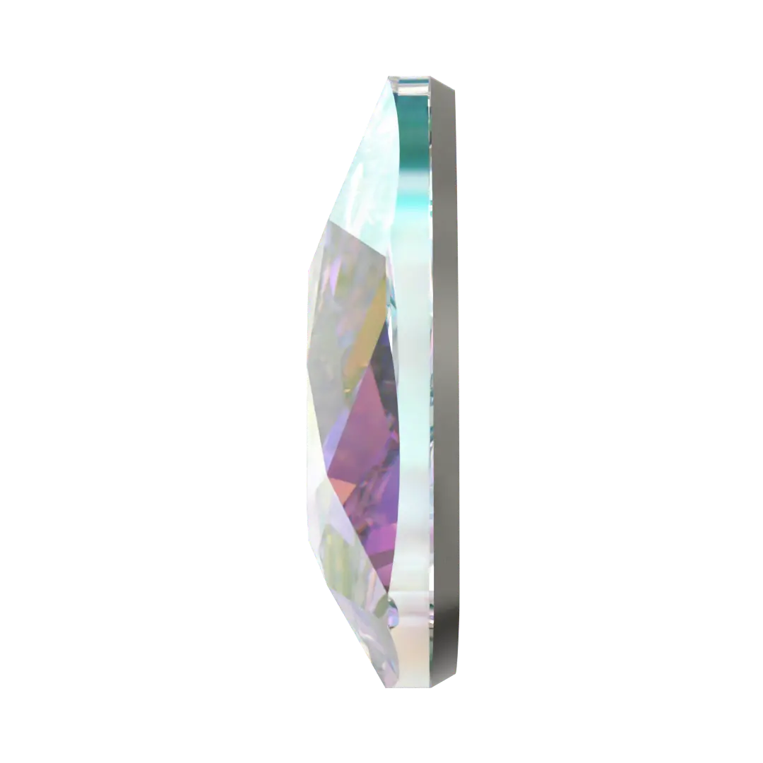 Serinity Hotfix Flat Back Crystals Trilliant (2472) Crystal AB - Bluestreak Crystals