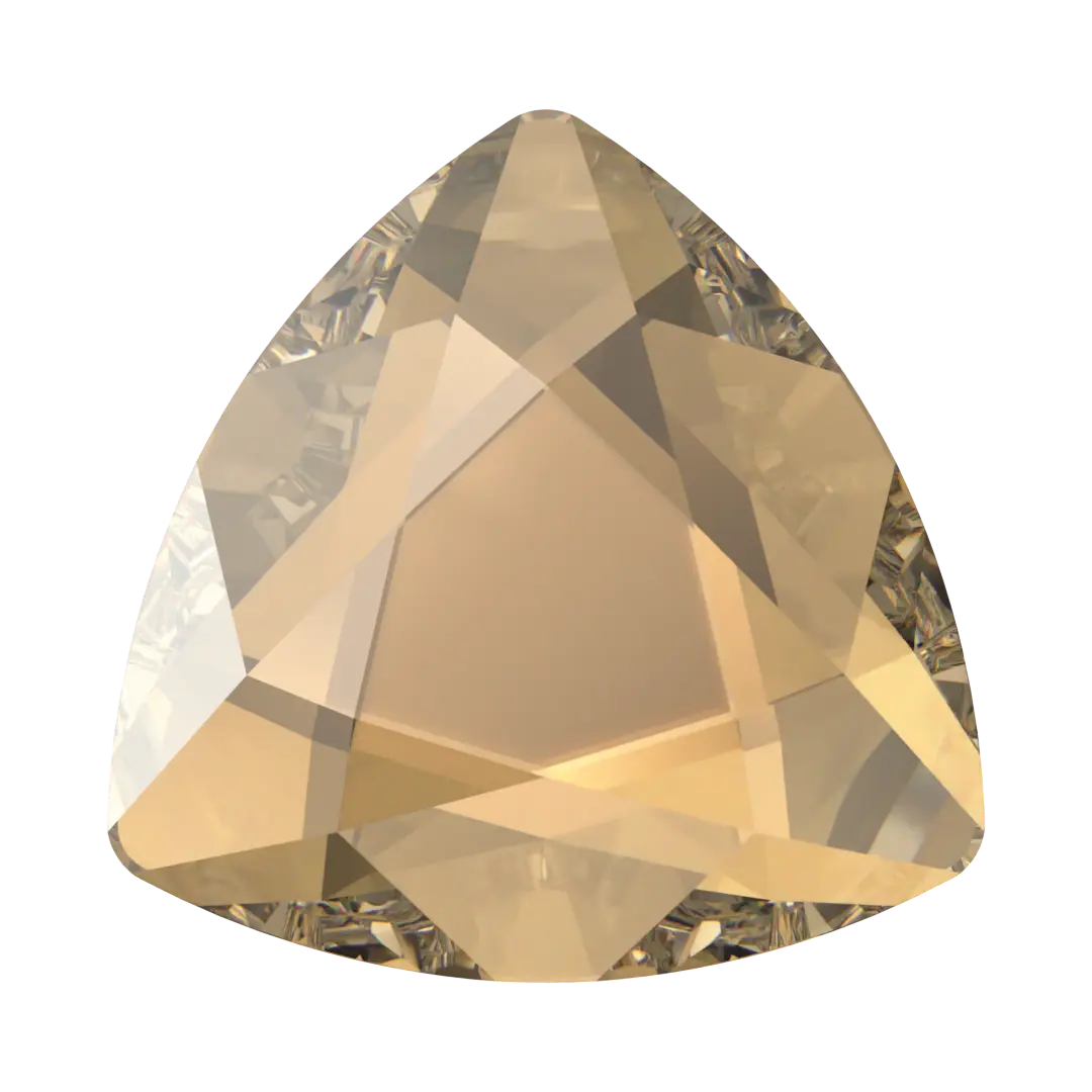 Serinity Hotfix Flat Back Crystals Trilliant (2472) Crystal Golden Shadow - Bluestreak Crystals