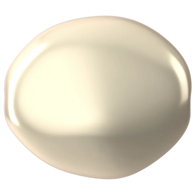 Serinity Pearls Baroque Coin (5842) Crystal Creamrose Light - Bluestreak Crystals