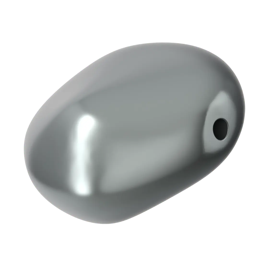 Swarovski Pearls Baroque Coin (5842) Crystal Dark Grey - Bluestreak Crystals