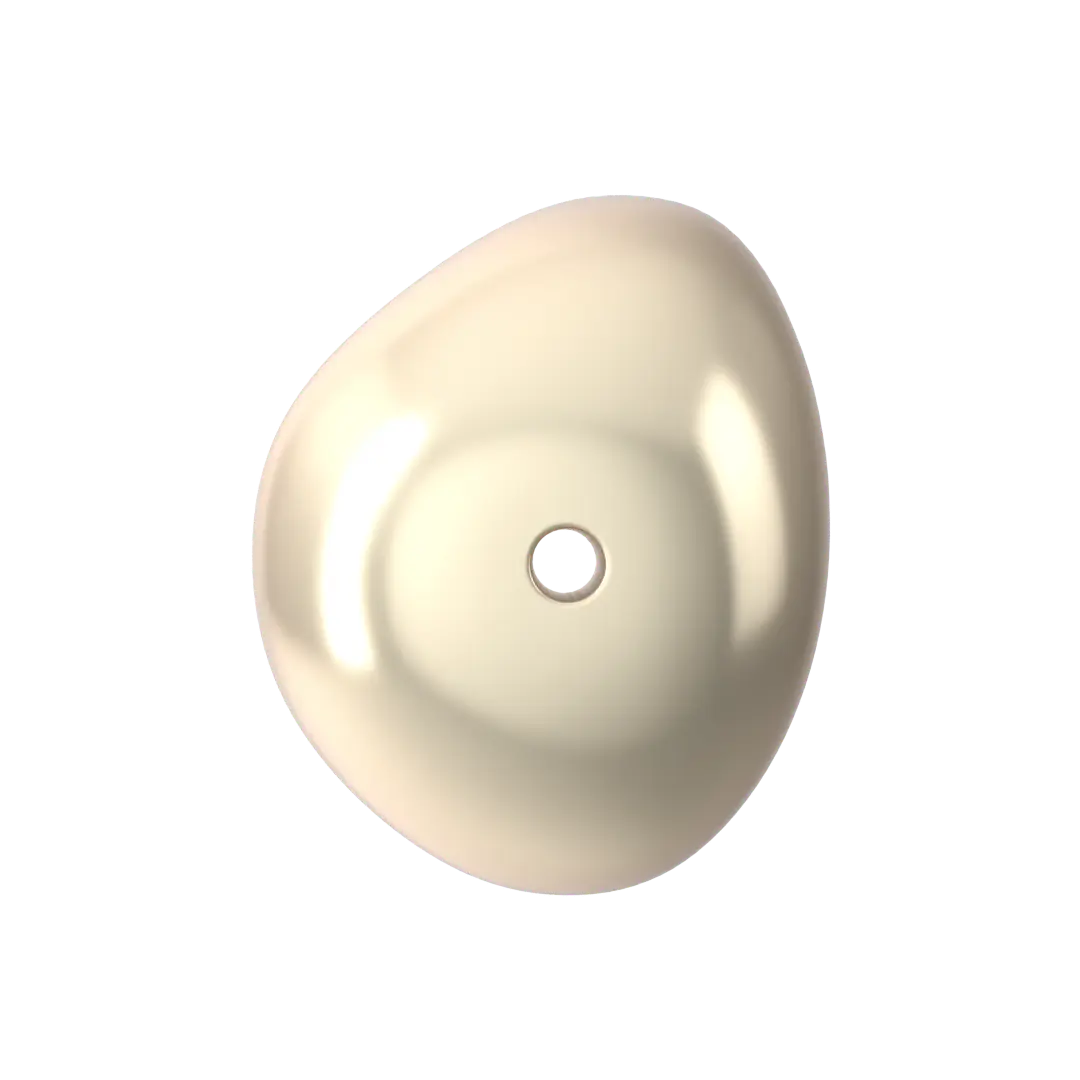 Serinity Pearls Baroque Drop (5843) Crystal Creamrose Light - Bluestreak Crystals