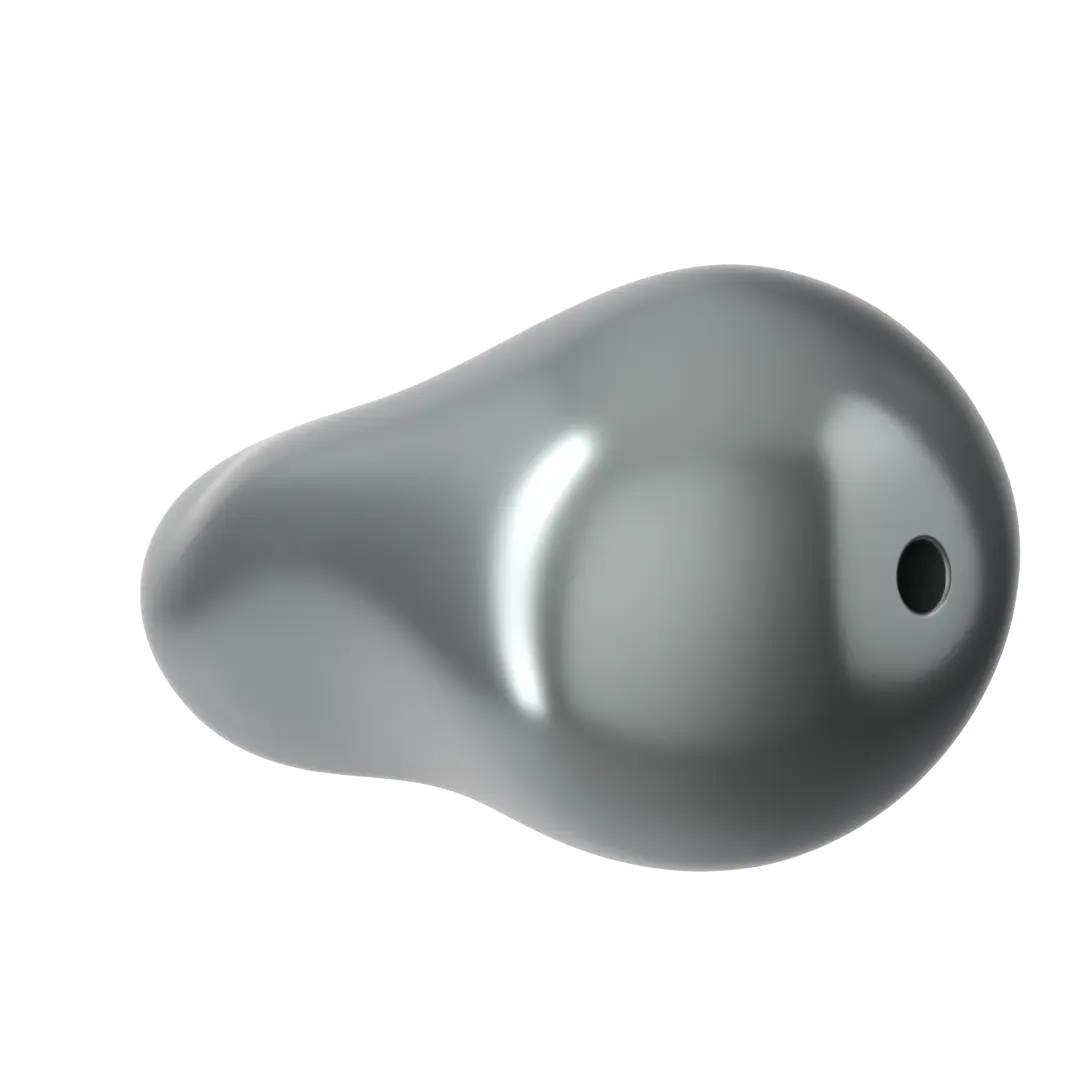 Serinity Pearls Baroque Drop (5843) Crystal Dark Grey - Bluestreak Crystals