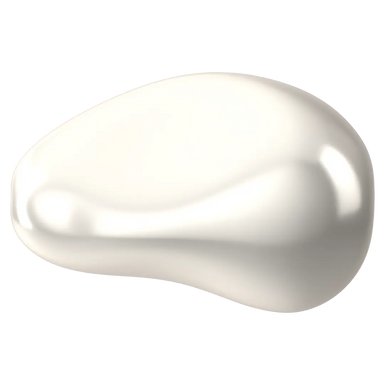 Serinity Pearls Baroque Drop (5843) Crystal White - Bluestreak Crystals