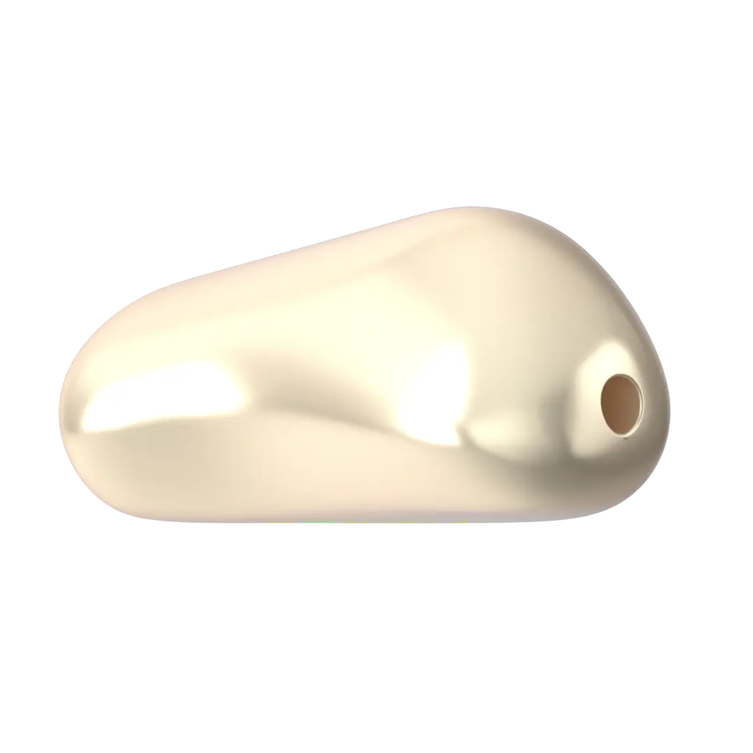 Serinity Pearls Baroque Elongated (5844) Crystal Creamrose Light - Bluestreak Crystals