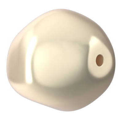 Serinity Pearls Baroque Round (5841) Crystal Creamrose Light - Bluestreak Crystals