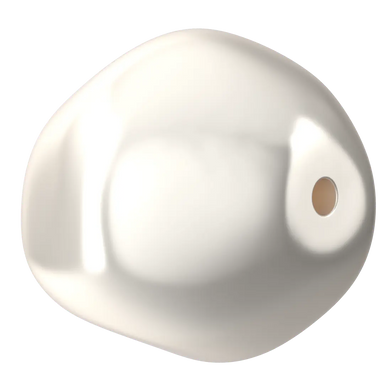 Swarovski Pearls Baroque Round (5841) Crystal White - Bluestreak Crystals