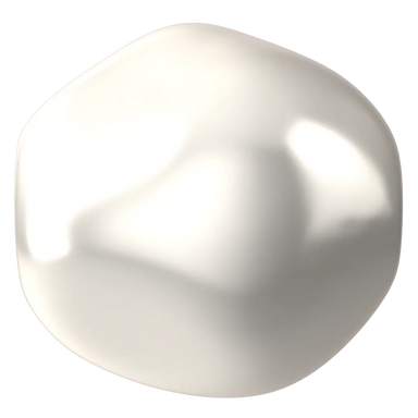 Swarovski Pearls Baroque Round (5841) Crystal White - Bluestreak Crystals