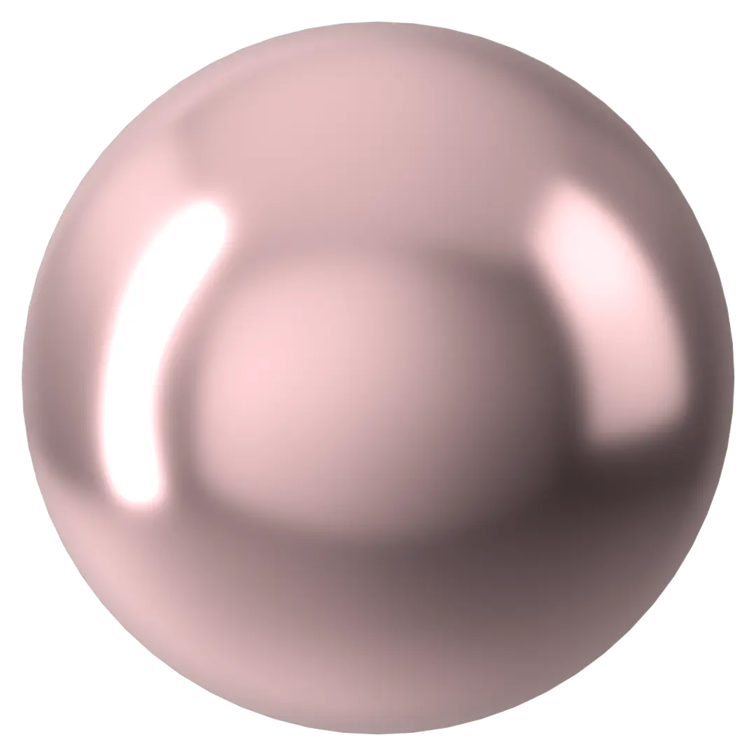 Serinity Pearls Cabochon (5817) Crystal Vintage Rose - Bluestreak Crystals