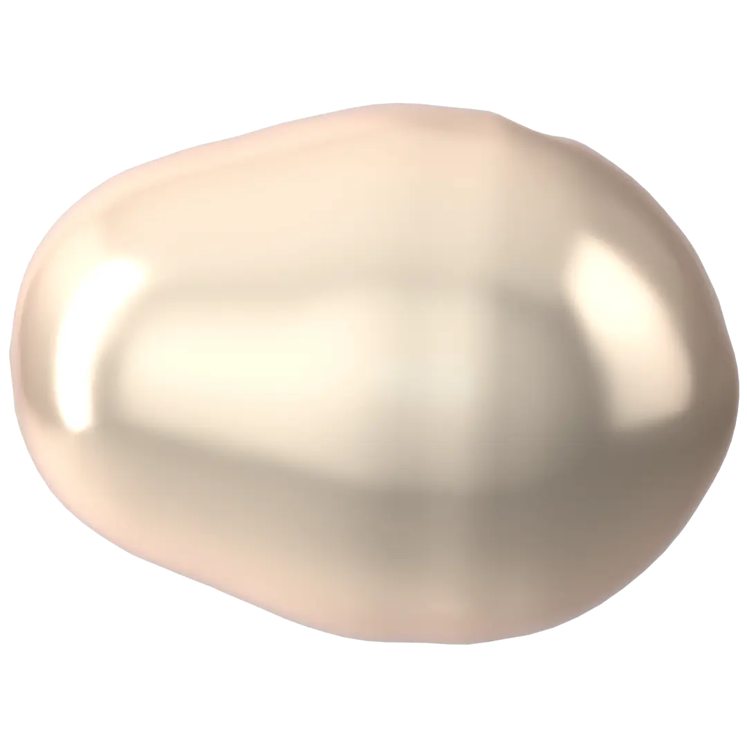 Serinity Pearls Pear (5821) Crystal Creamrose - Bluestreak Crystals