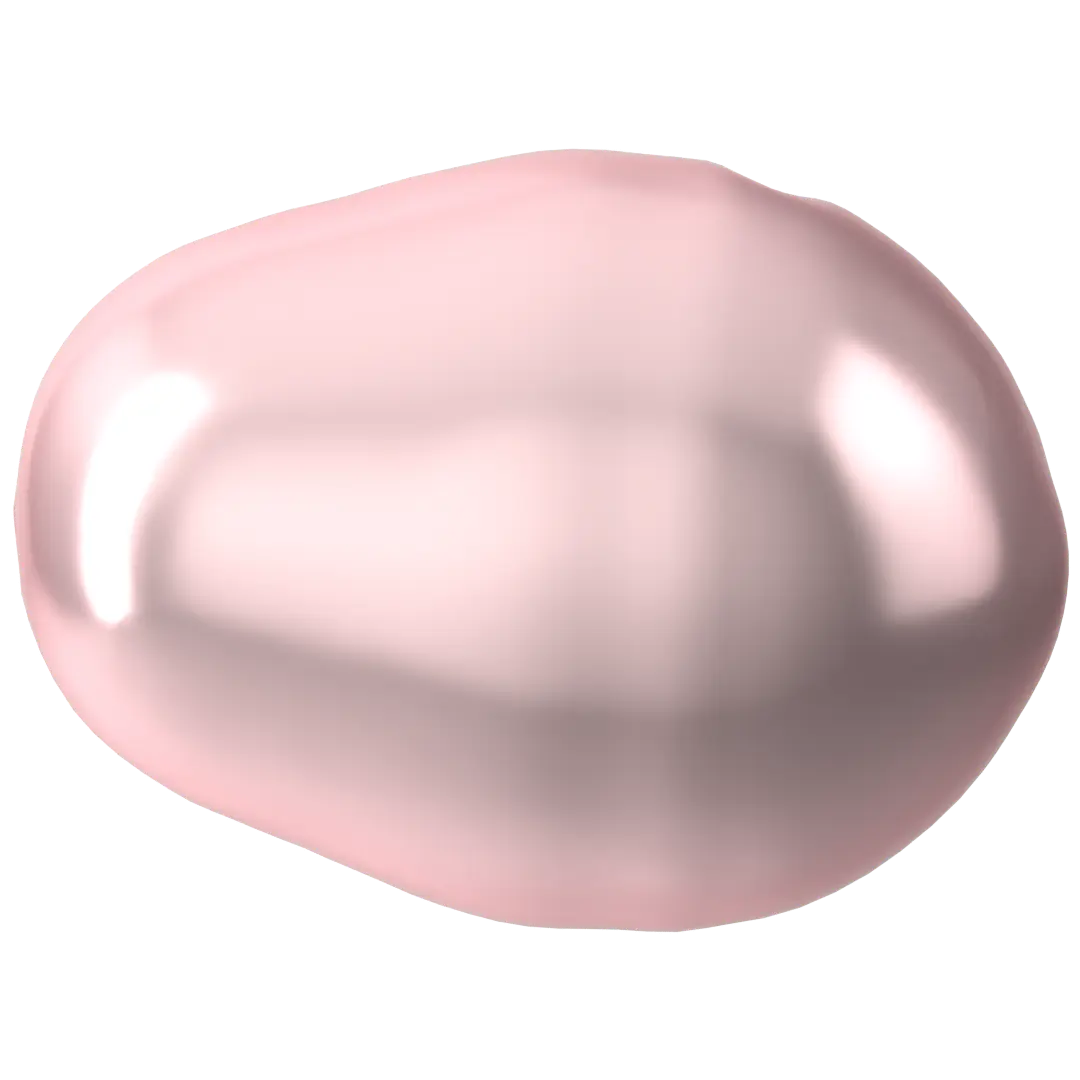 Serinity Pearls Pear (5821) Crystal Rosaline - Bluestreak Crystals