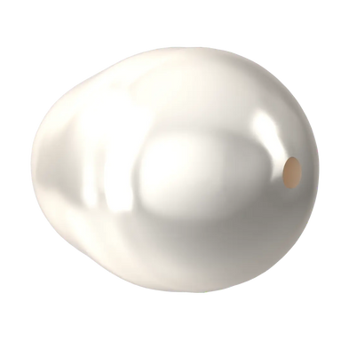 Serinity Pearls Pear (5821) Crystal White - Bluestreak Crystals