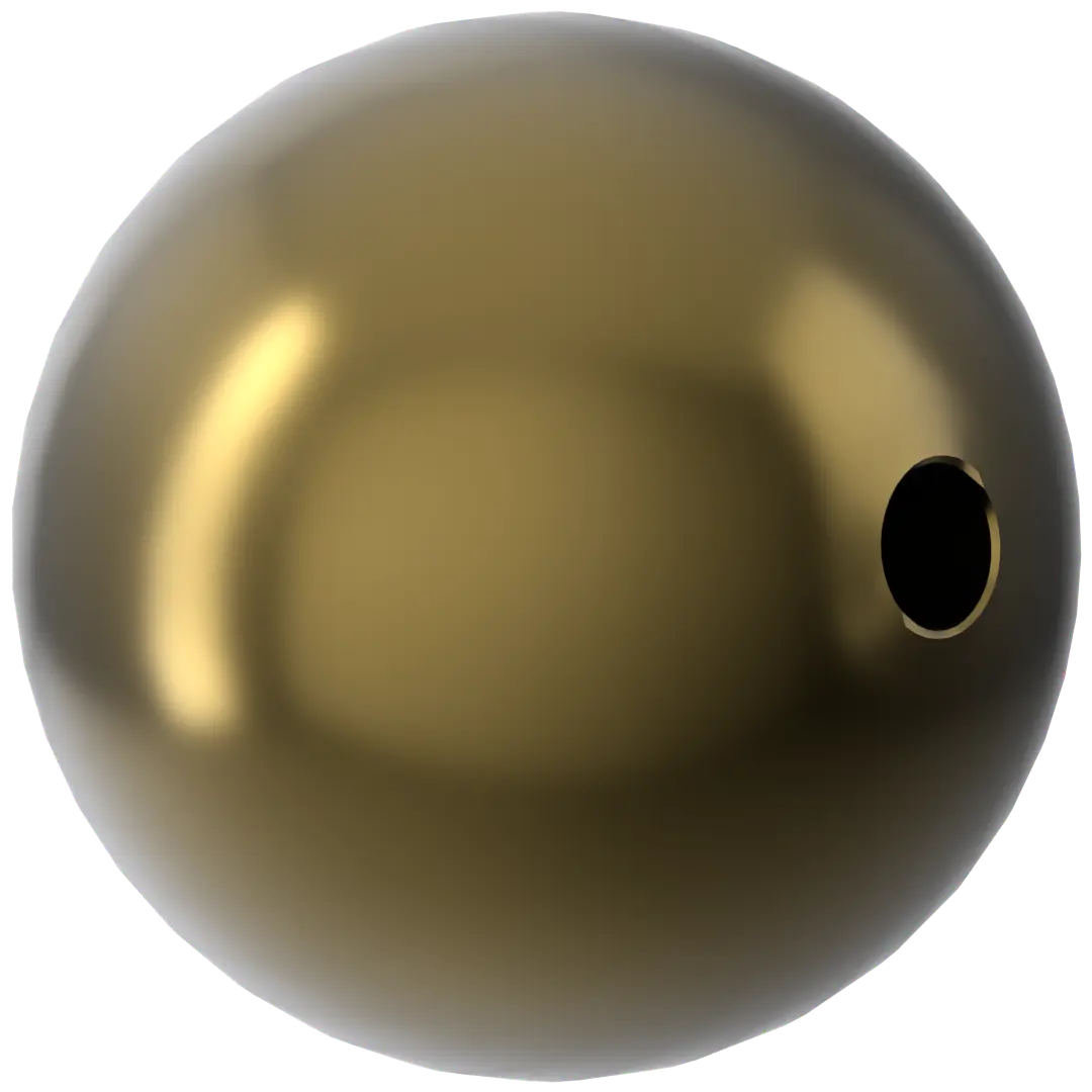 Serinity Pearls Round (5810) Crystal Antique Brass - Bluestreak Crystals