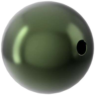 Serinity Pearls Round (5810) Crystal Dark Green - Bluestreak Crystals