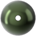 Serinity Pearls Round (5810) Crystal Dark Green - Bluestreak Crystals