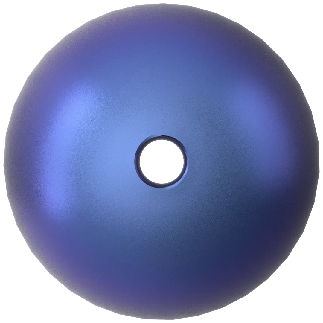 Serinity Pearls Round (5810) Crystal Iridescent Dark Blue - Bluestreak Crystals