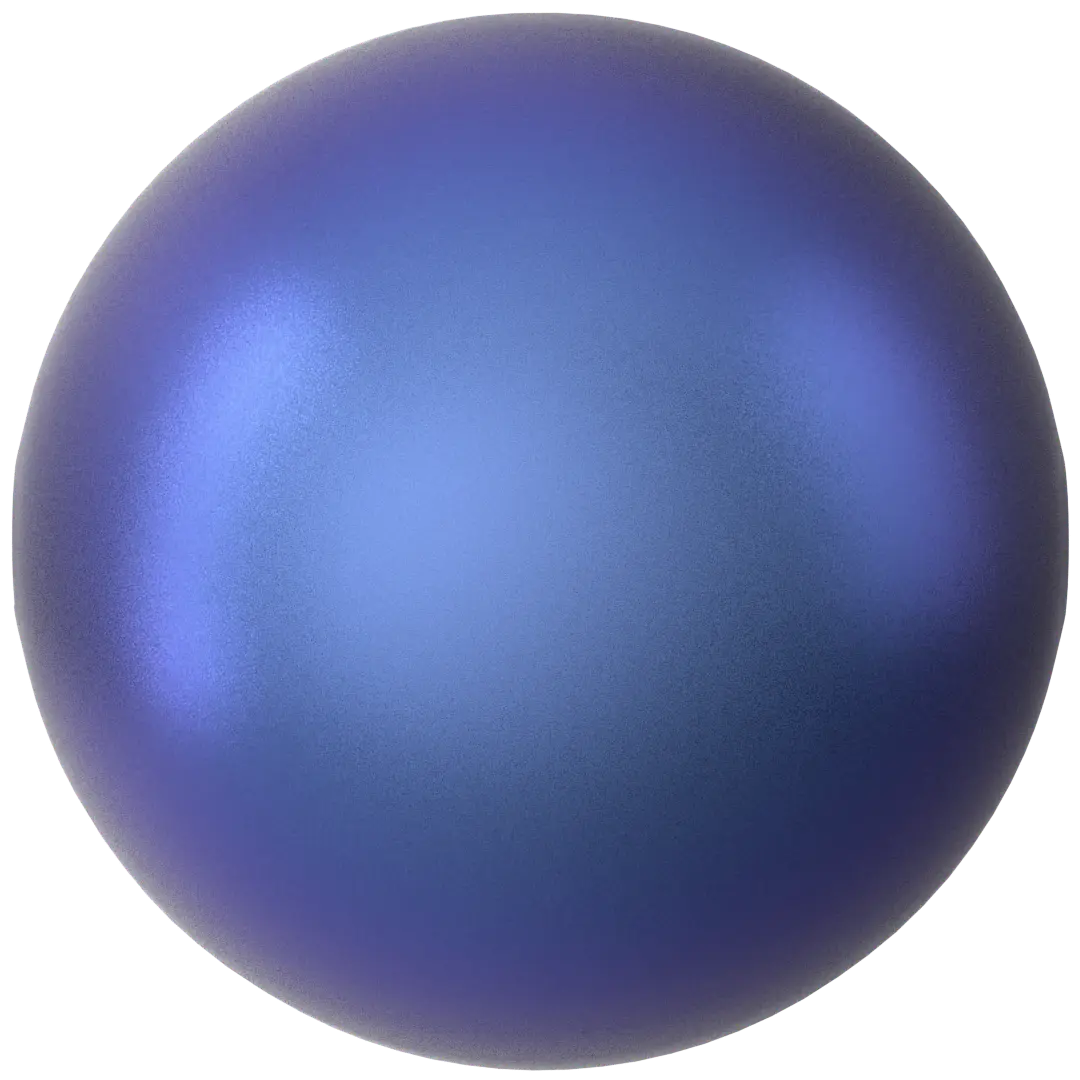 Serinity Pearls Round (5810) Crystal Iridescent Dark Blue - Bluestreak Crystals