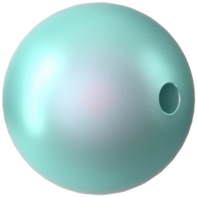 Swarovski Pearls Round (5810) Crystal Iridescent Light Turquoise - Bluestreak Crystals