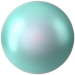 Swarovski Pearls Round (5810) Crystal Iridescent Light Turquoise - Bluestreak Crystals