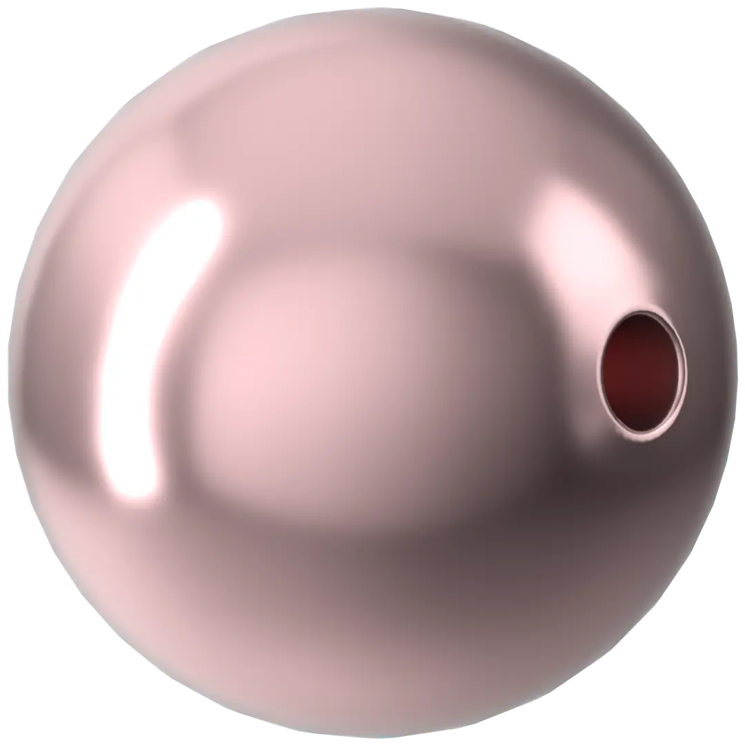 Serinity Pearls Round (5810) Crystal Vintage Rose - Bluestreak Crystals