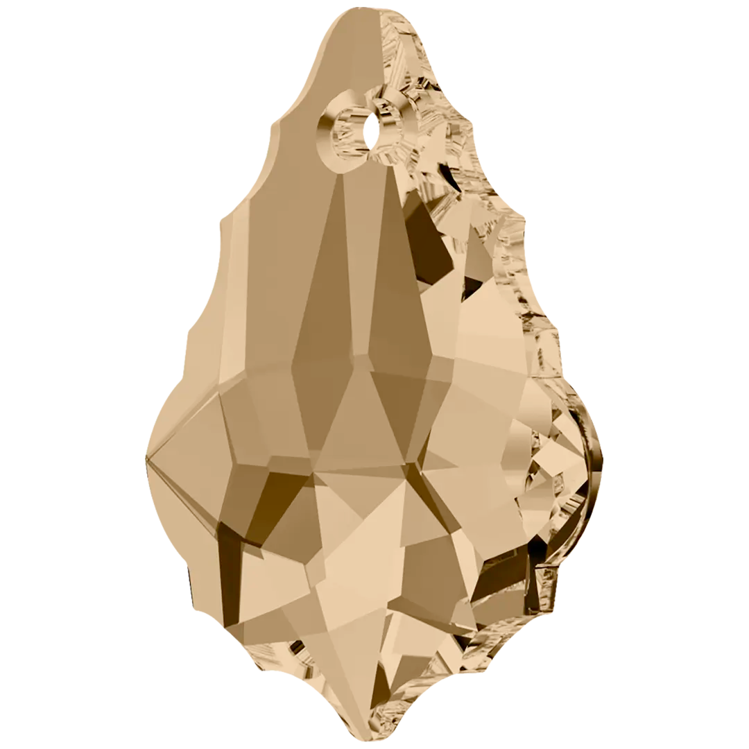 Serinity Pendants Baroque (6090) Crystal Golden Shadow - Bluestreak Crystals