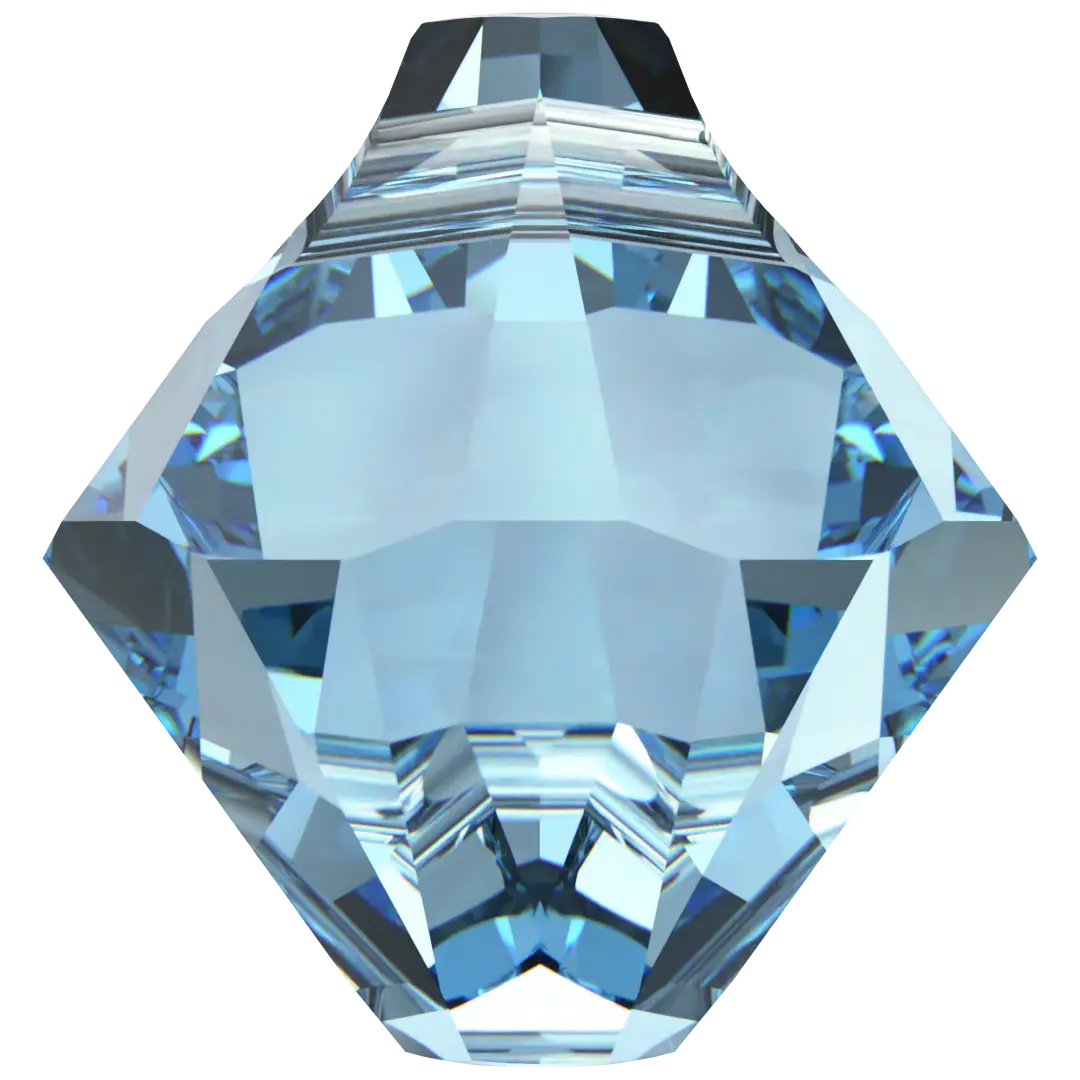 Serinity Pendants Bicone Cut (6328) Aquamarine - Bluestreak Crystals
