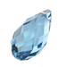 Serinity Pendants Briolette (6010) Aquamarine - Bluestreak Crystals
