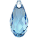 Serinity Pendants Briolette (6010) Aquamarine - Bluestreak Crystals