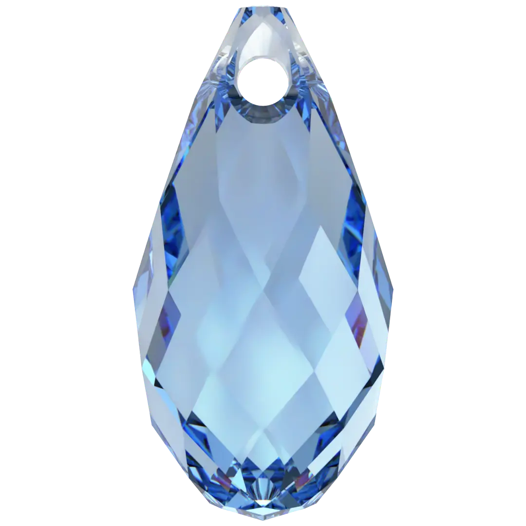 Serinity Pendants Briolette (6010) Cool Blue - Bluestreak Crystals