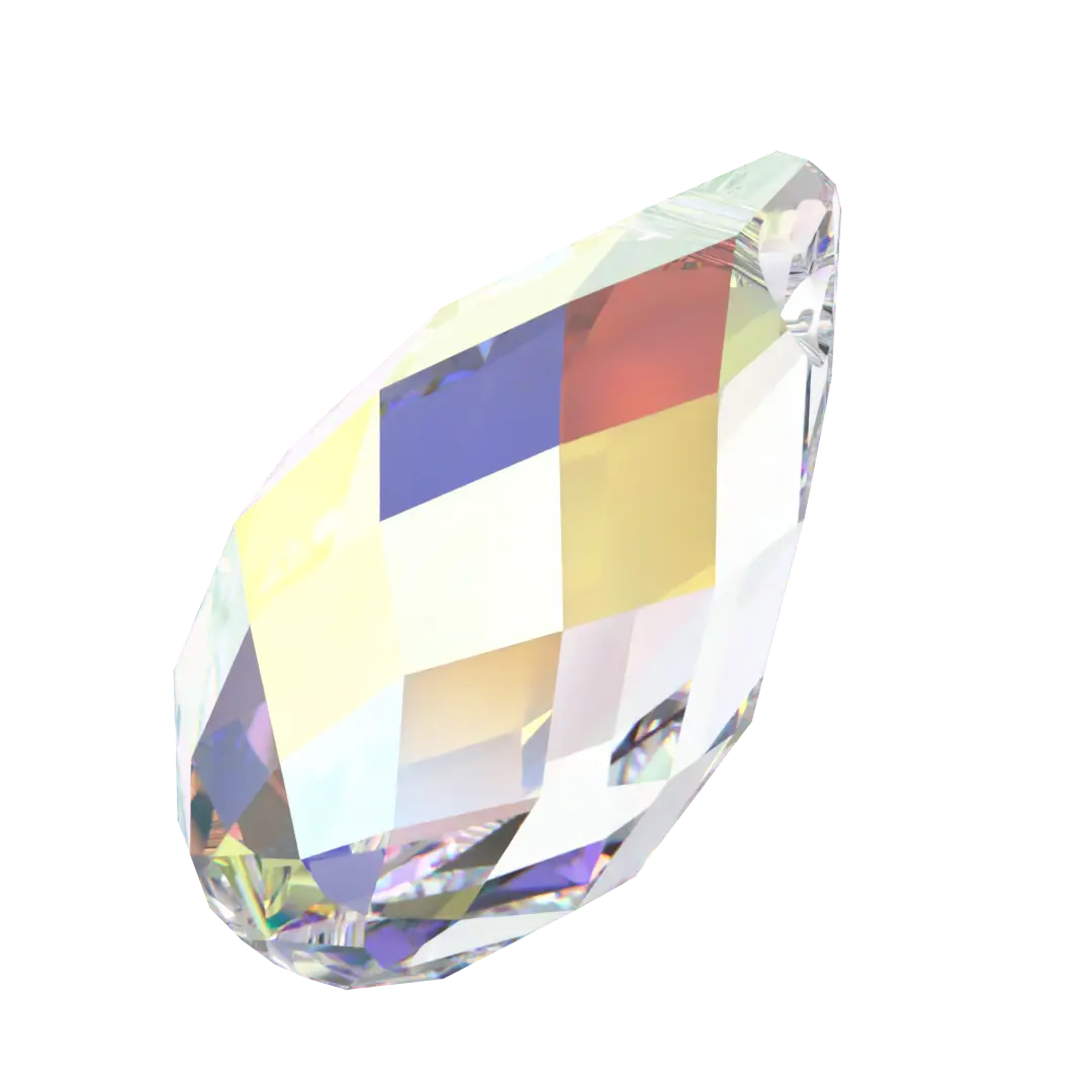 Serinity Pendants Briolette (6010) Crystal AB - Bluestreak Crystals