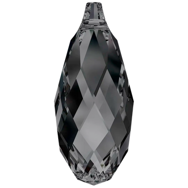 Serinity Pendants Briolette (6010) Crystal Silver Night - Bluestreak Crystals