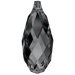 Serinity Pendants Briolette (6010) Crystal Silver Night - Bluestreak Crystals