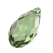 Serinity Pendants Briolette (6010) Dark Peridot - Bluestreak Crystals