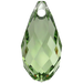 Serinity Pendants Briolette (6010) Dark Peridot - Bluestreak Crystals