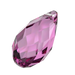 Serinity Pendants Briolette (6010) Dark Rose - Bluestreak Crystals