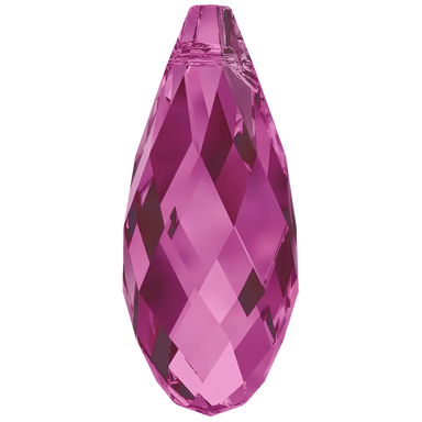 Serinity Pendants Briolette (6010) Fuchsia - Bluestreak Crystals